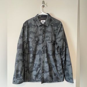 Old Navy Dark Camo Raincoat